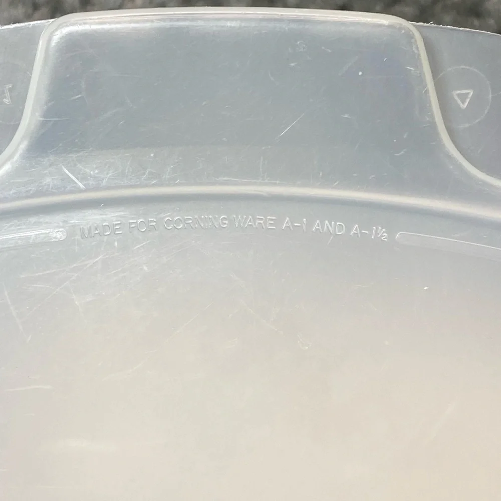 Vintage 1972-1979 Corningware Cornflower 1 Quart Casserole Dish with Cover